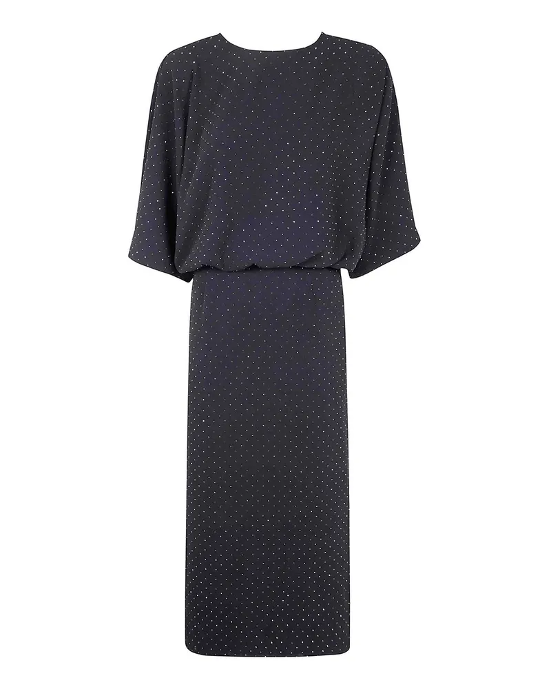 Essentiel Knielanges Kleid - Schwarz Schwarz