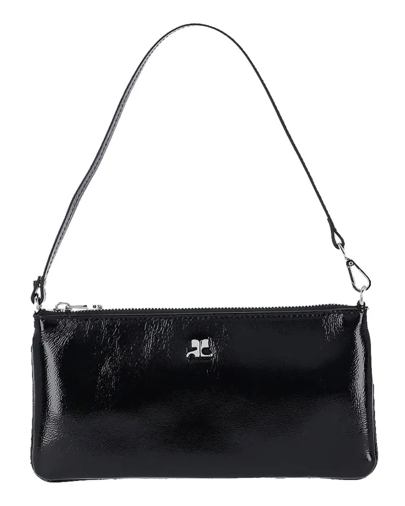 Courrèges Clutch - Schwarz Schwarz
