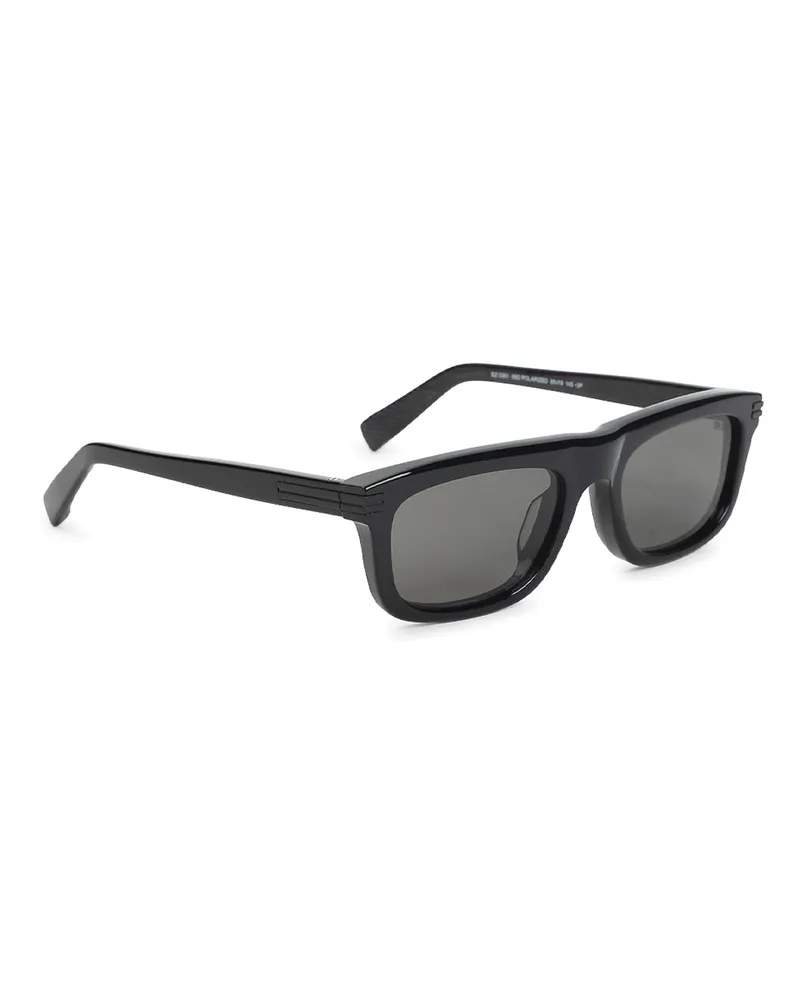 Ermenegildo Zegna Sonnenbrille - Schwarz Schwarz