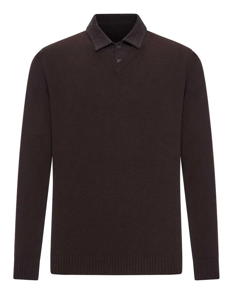 Roberto Collina Poloshirt - Braun Braun