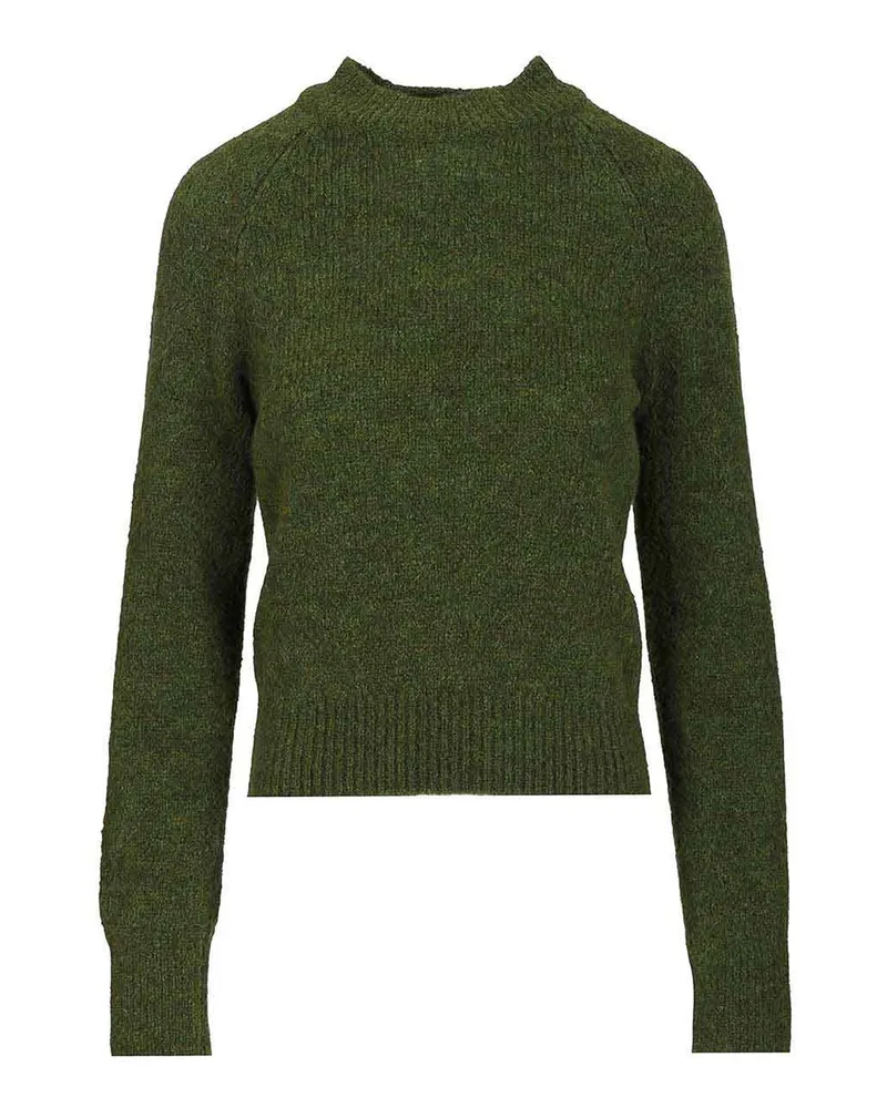 Dries van Noten Rundhalspullover - Grün Grün