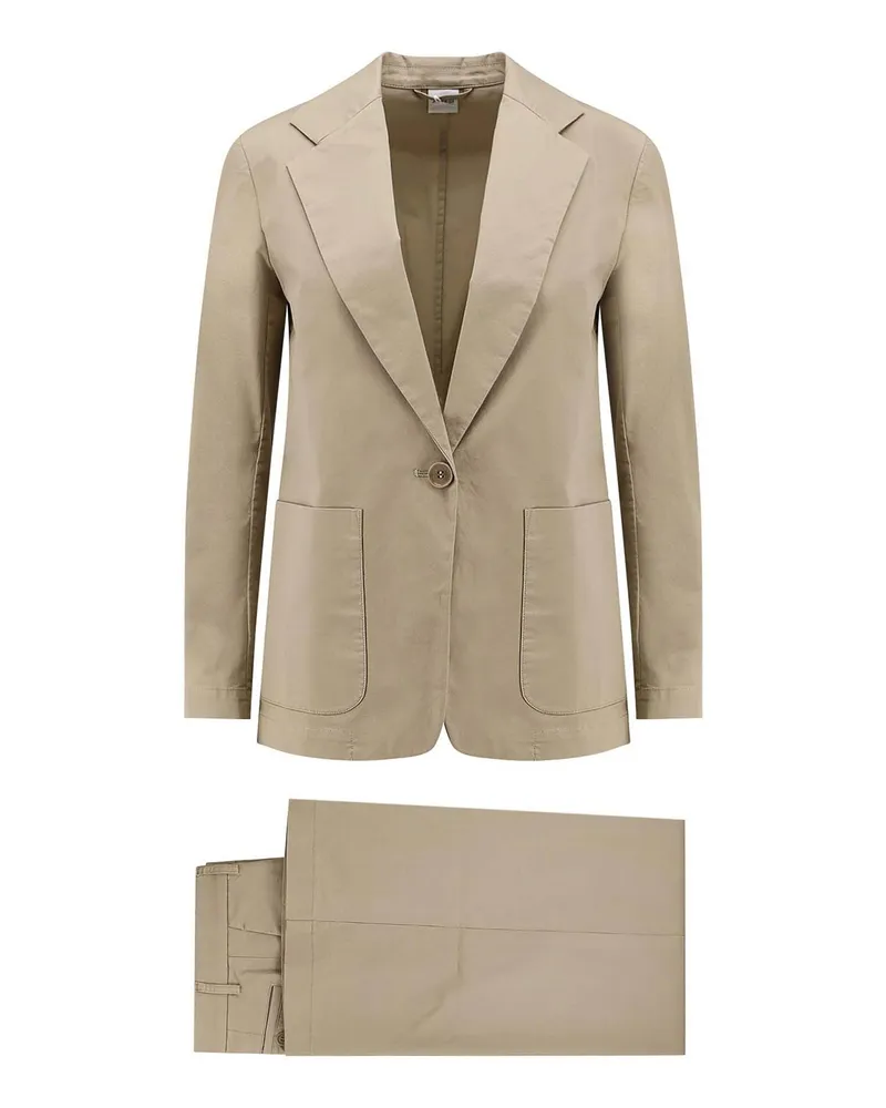ASPESI Knielanges Kleid - Beige Beige