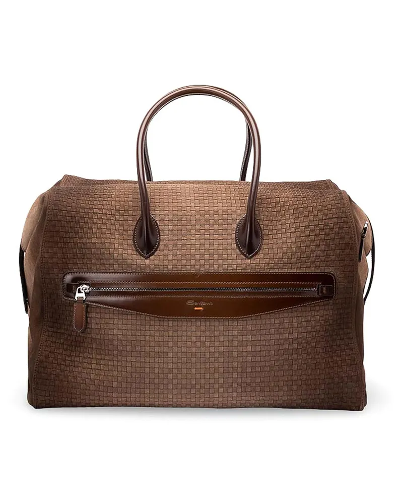 Santoni Reisetasche - Braun 