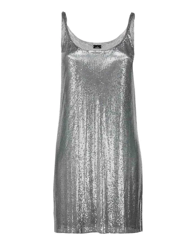 Paco Rabanne Knielanges Kleid - Silber Silber