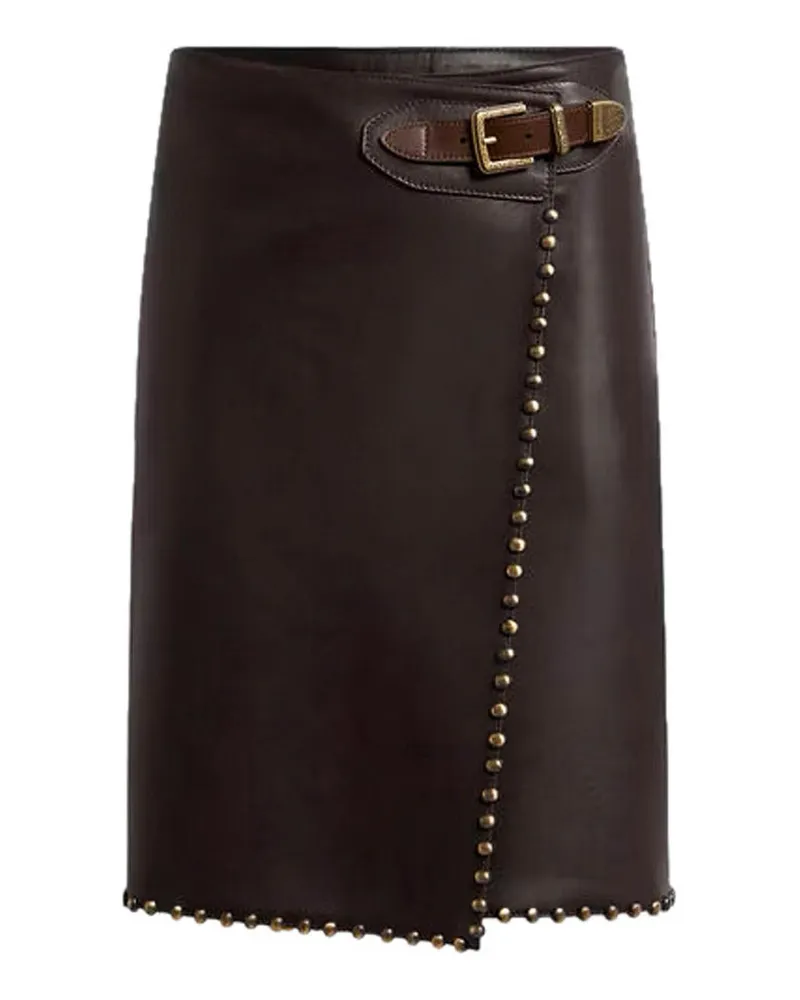 Etro Lederrock - Braun Braun