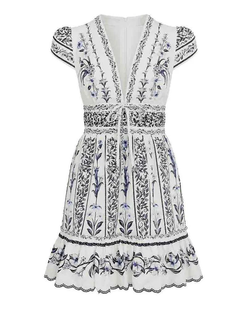 FARM Rio Knielanges Kleid - Weiß Weiß
