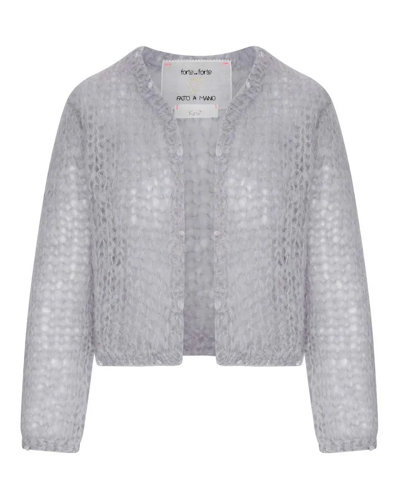 forte_forte Cardigan - Grau Grau