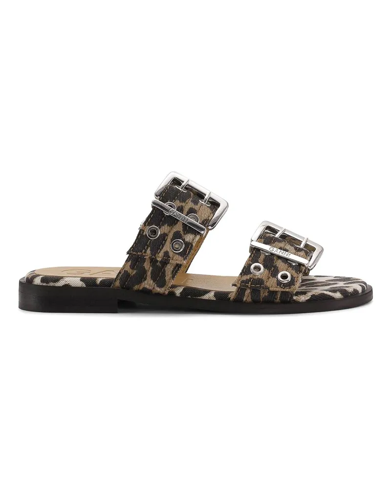 Ganni Sandalen - Braun Braun