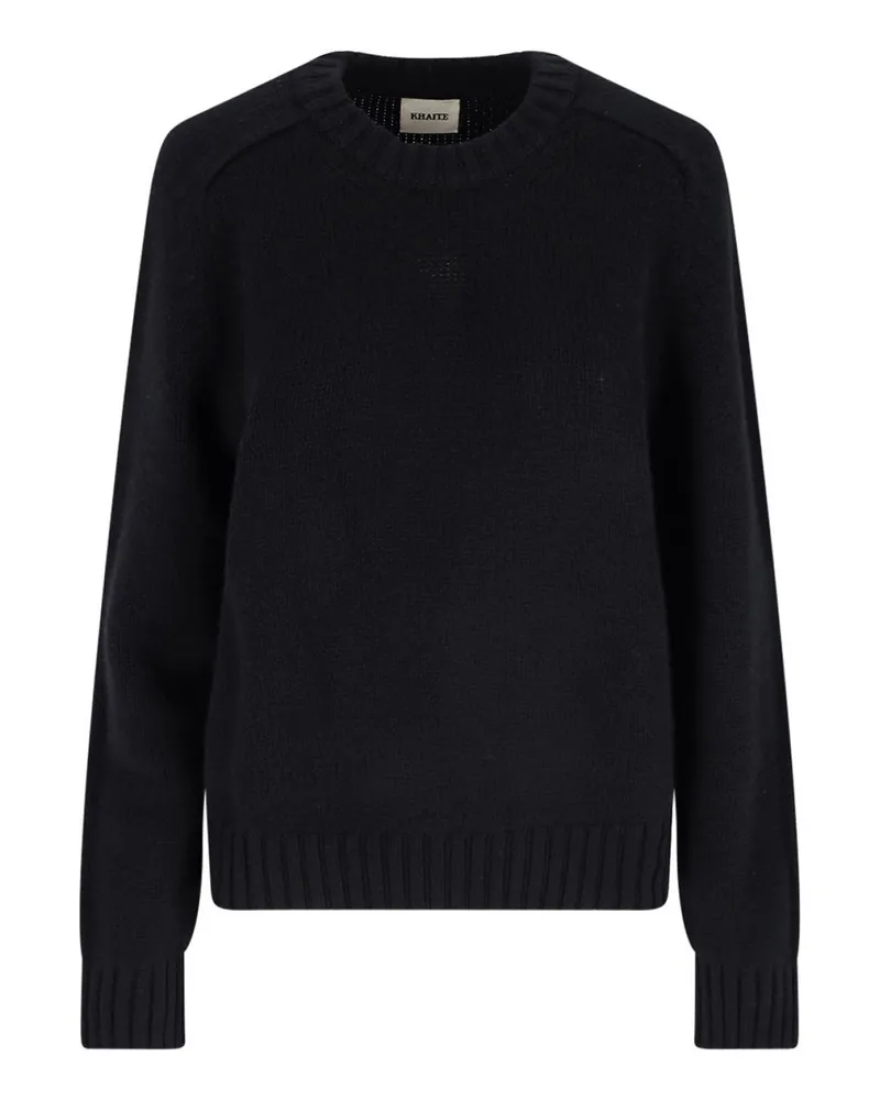 KHAITE Rundhalspullover - Schwarz Schwarz