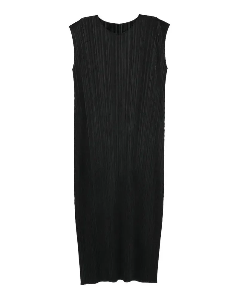 Issey Miyake Knielanges Kleid - Schwarz Schwarz