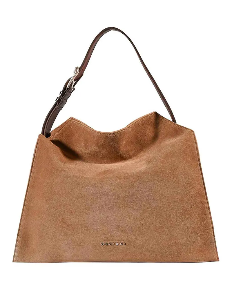 Orciani Schultertasche - Weiß Weiß