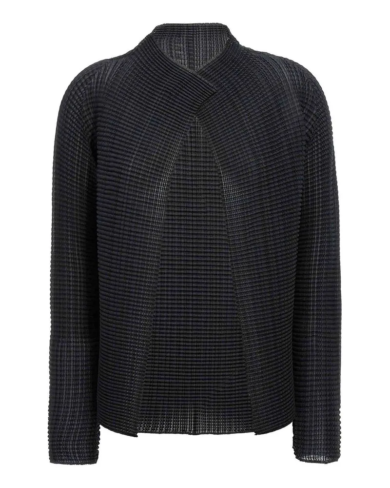 Issey Miyake Cardigan - Schwarz Schwarz