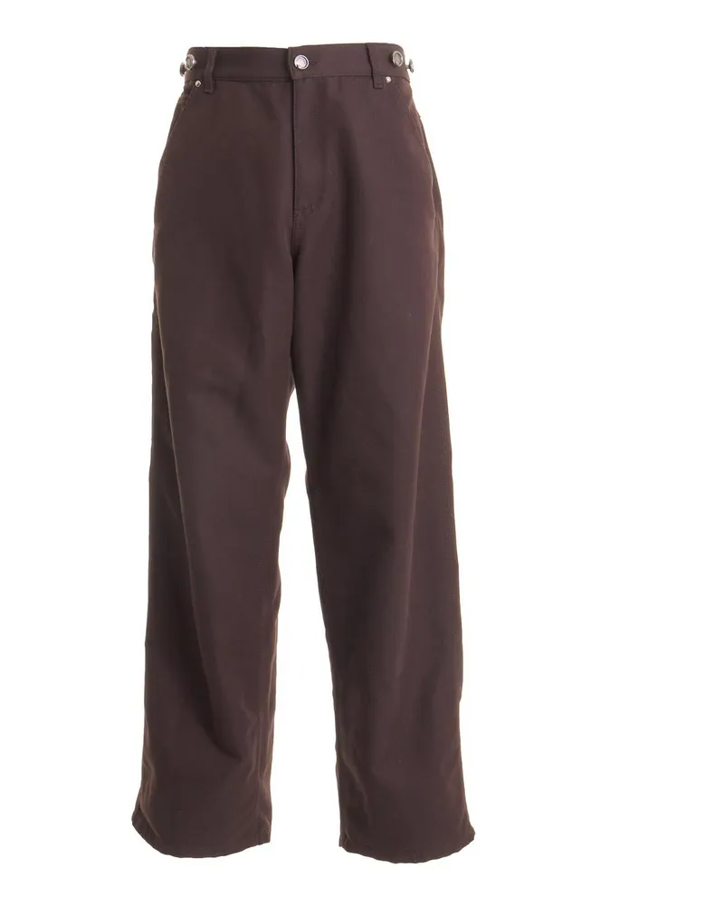 Roberto Cavalli Straight Leg Jeans - Braun Braun