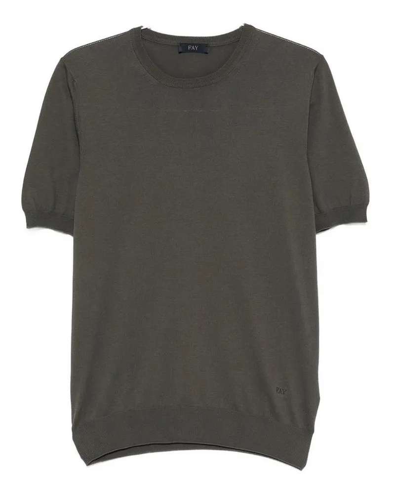 Fay T-Shirt - Grün Grün