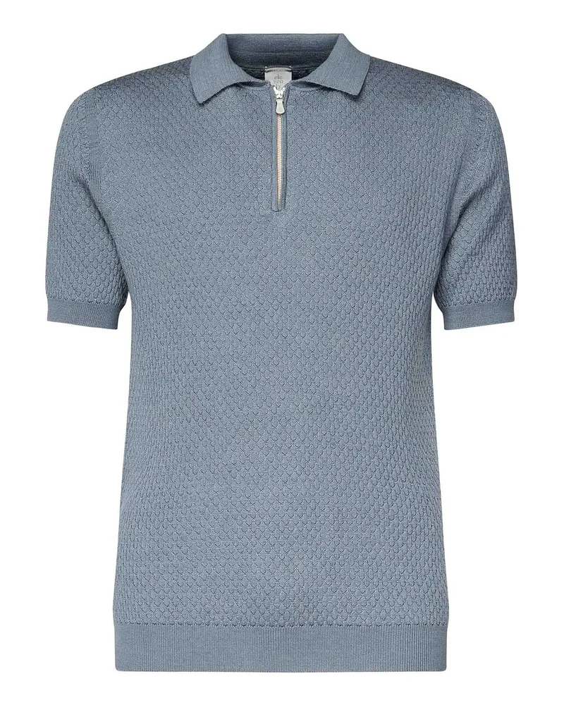 Eleventy Poloshirt - Blau Blau