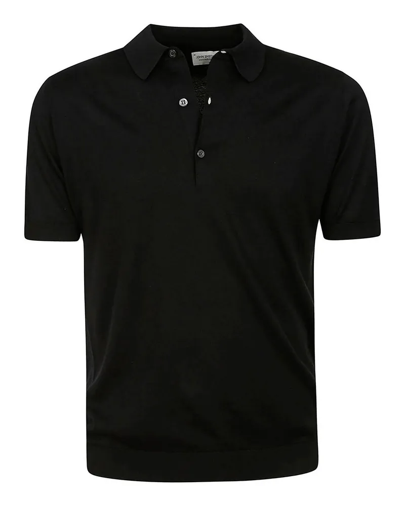 John Smedley Hemd - Schwarz Schwarz
