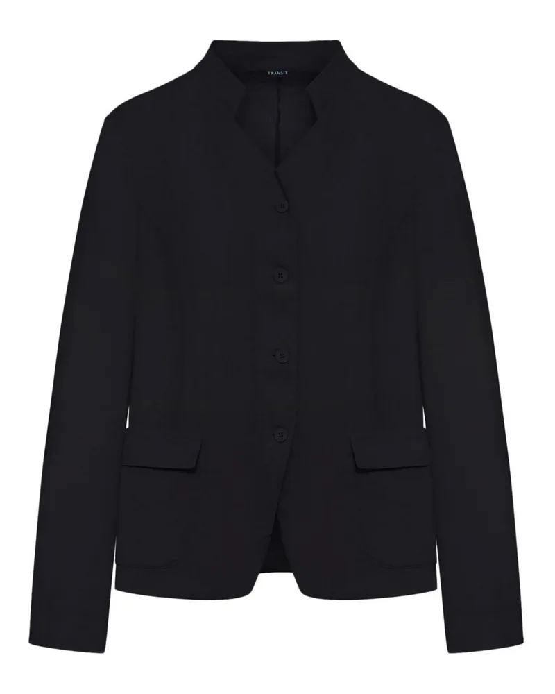 TRANSIT Casualjacke - Schwarz Schwarz