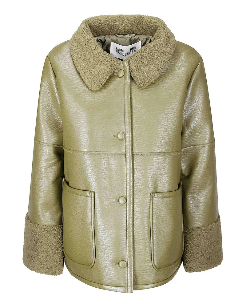 Baum und Pferdgarten Ledermantel - Grün Grün