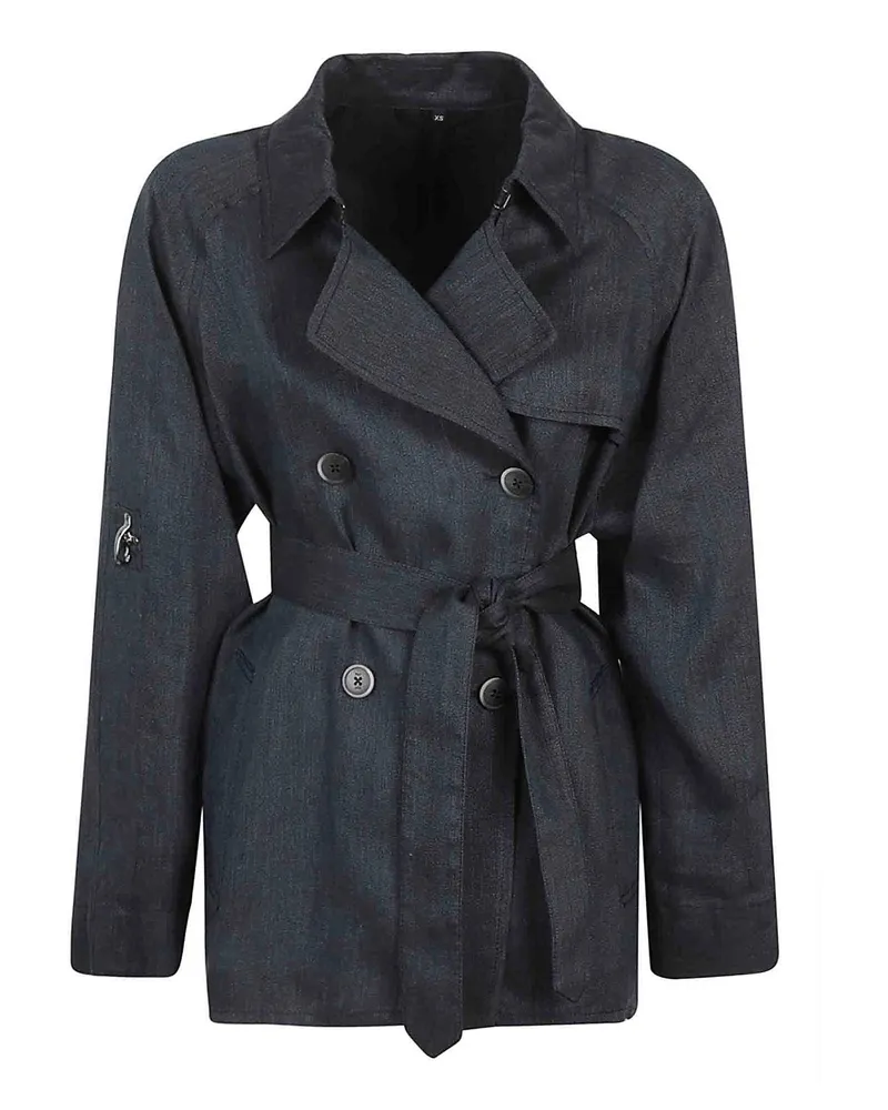 Fay Trenchcoat - Helles Jeansblau Helles