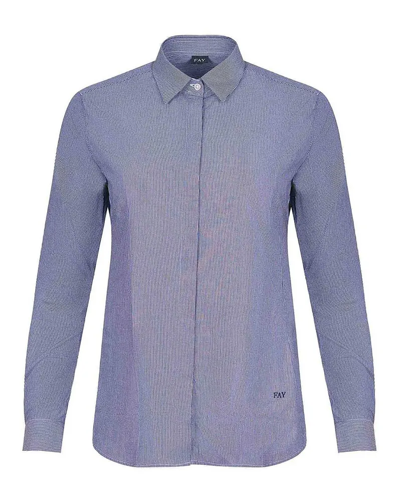 Fay Hemd - Blau Blau