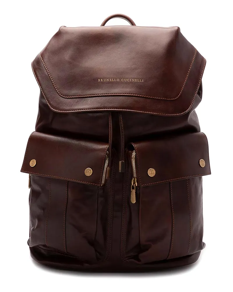 Brunello Cucinelli Rucksack - Rot 