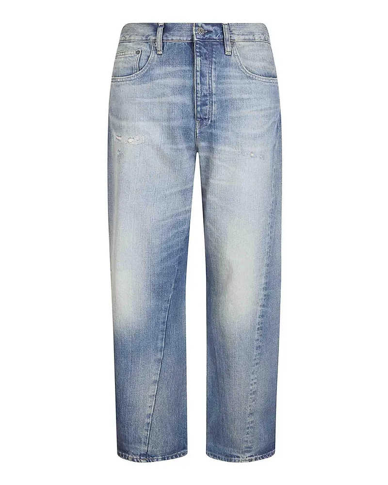 Edward Green Straight Leg Jeans - Blau Blau