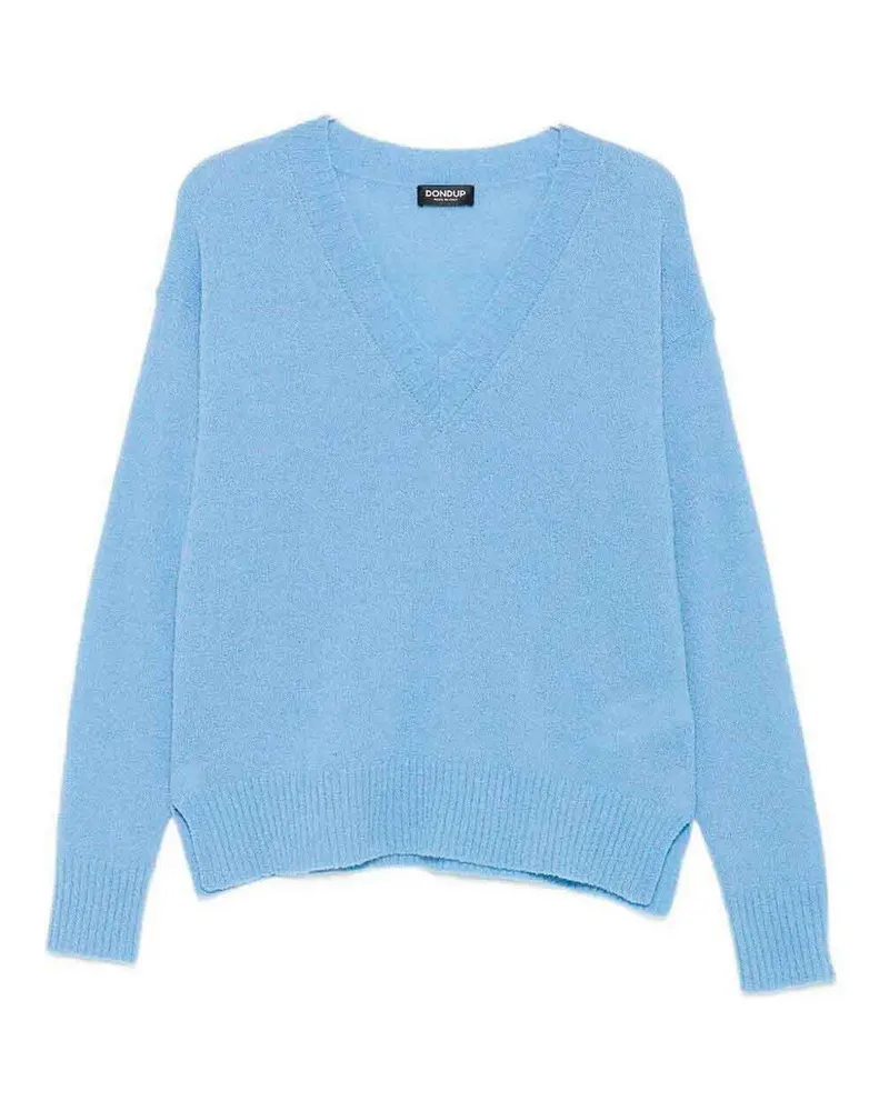 Dondup V-Pullover - Hellblau Hellblau