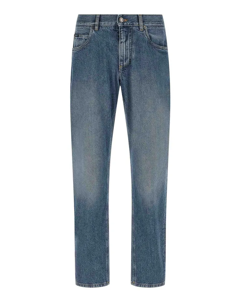 Dolce & Gabbana Straight Leg Jeans - Blau Blau