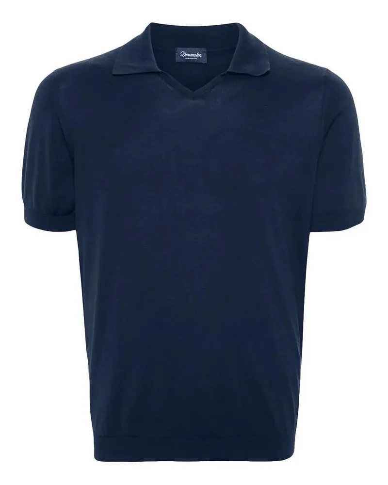 Drumohr  Poloshirt - Blau Blau