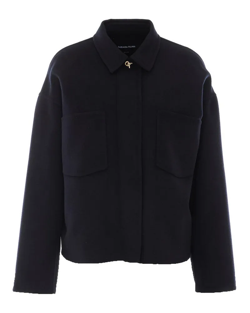 Fabiana Filippi Rollkragenpullover - Blau Blau
