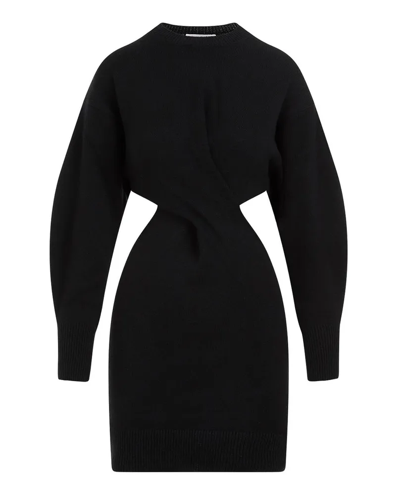 Alexander McQueen Kurzes Kleid - Schwarz Schwarz