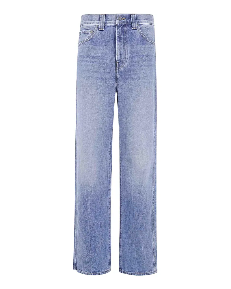 KHAITE Straight Leg Jeans - Blau Blau