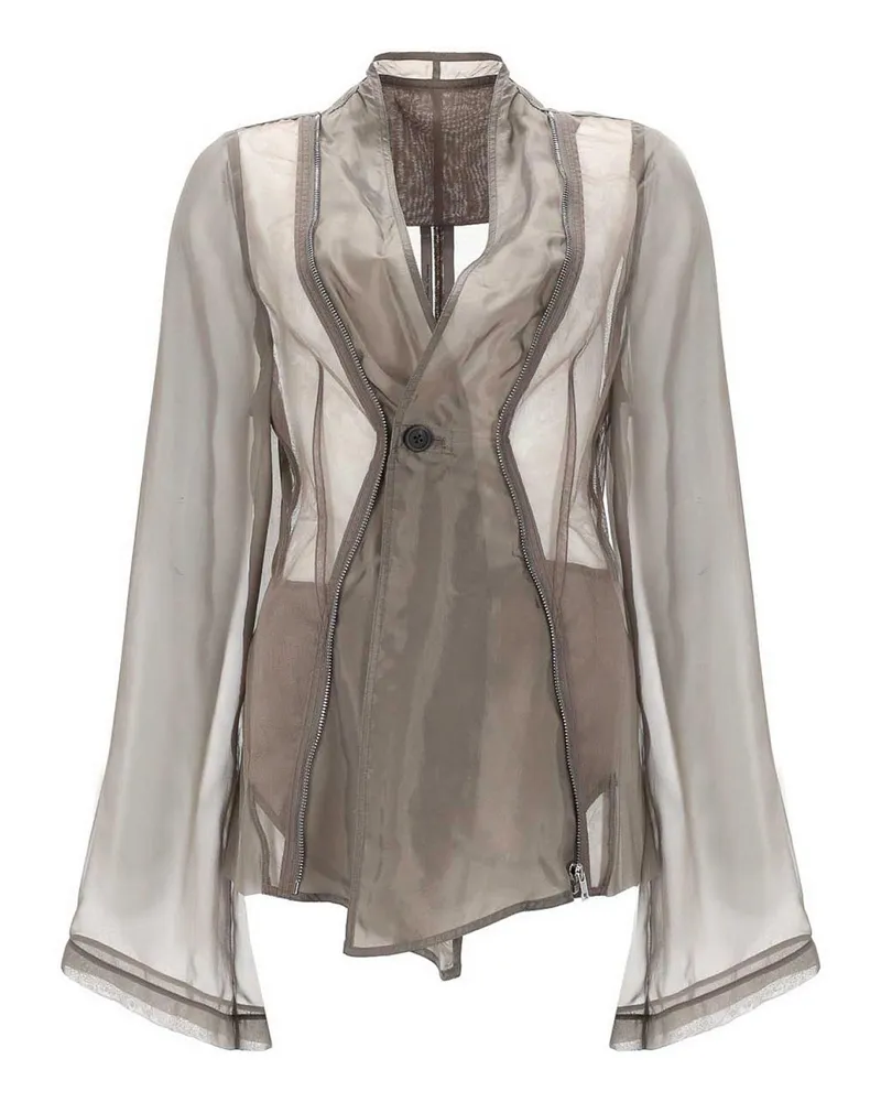 Rick Owens Blazer - Grau Grau