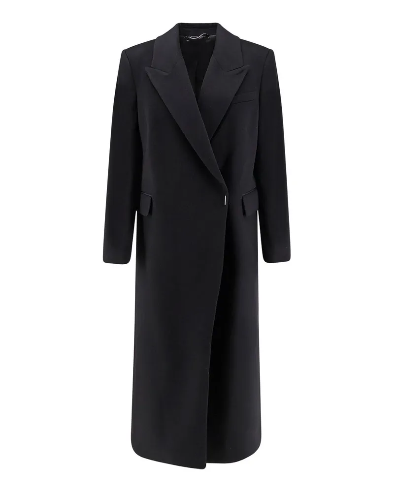 HUGO BOSS Langer Mantel - Schwarz Schwarz