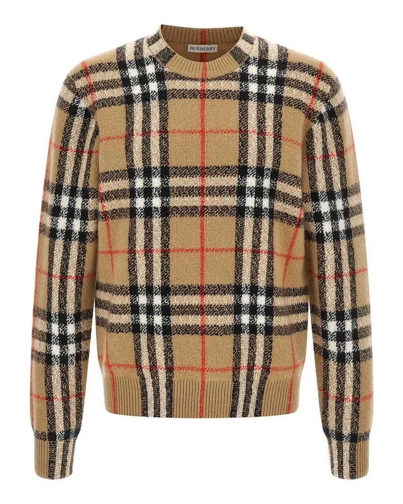 Burberry Rundhalspullover - Beige Beige