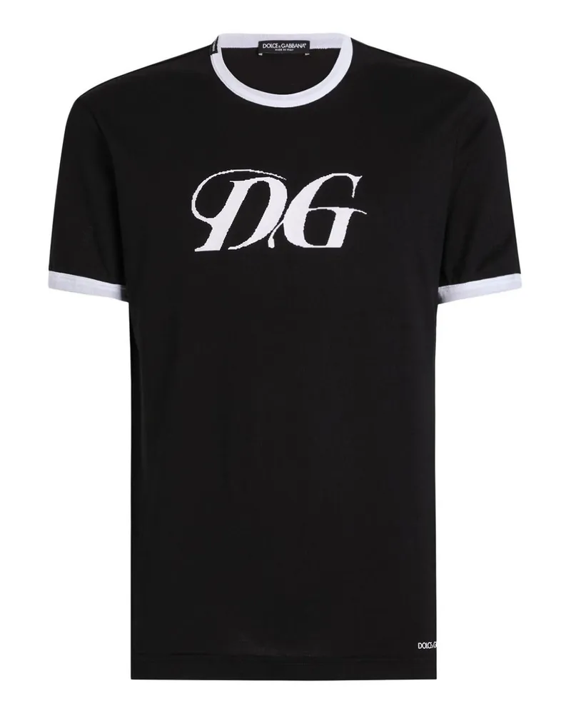 Dolce & Gabbana Rundhalspullover - Schwarz
