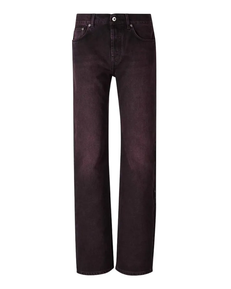 OFF-WHITE Straight Leg Jeans - Rosa Rosa