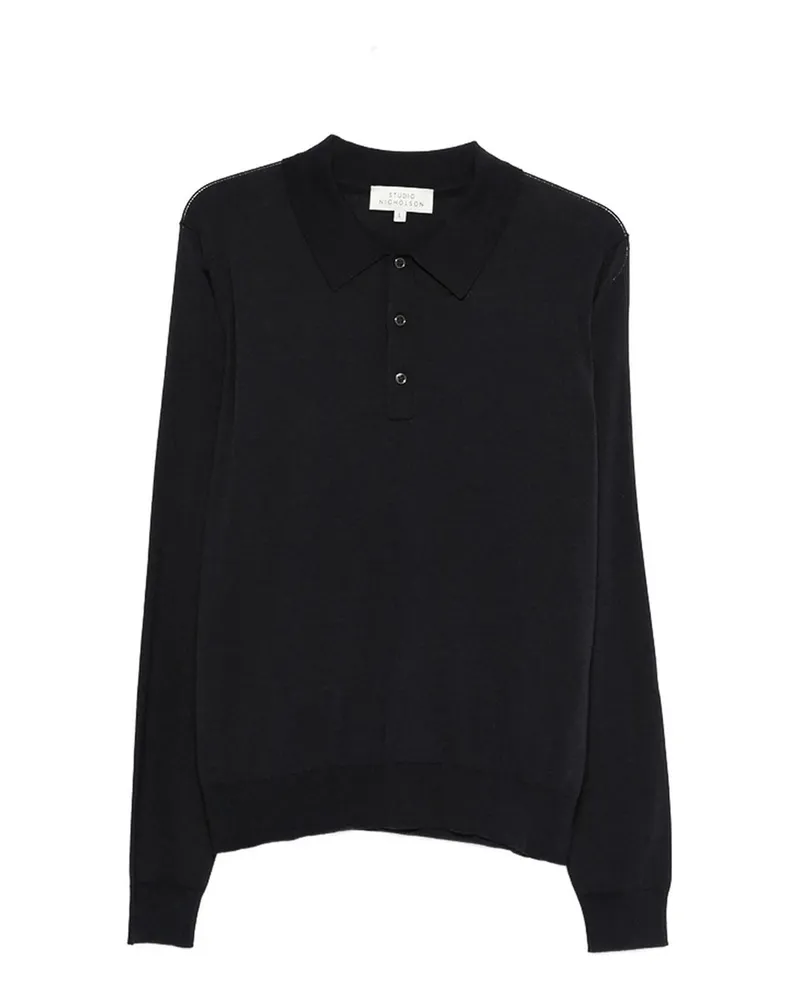 Studio Nicholson Rundhalspullover - Blau Blau