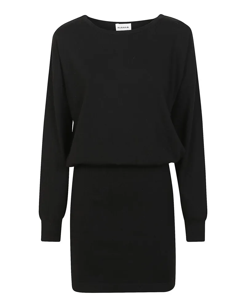 P.A.R.O.S.H. P. A.R. O H. Knielanges Kleid - Schwarz Schwarz