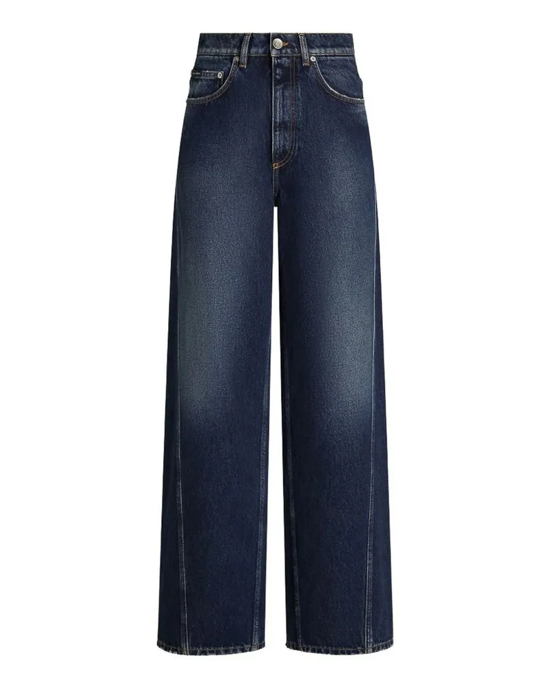 Dolce & Gabbana Straight Leg Jeans - Blau Blau