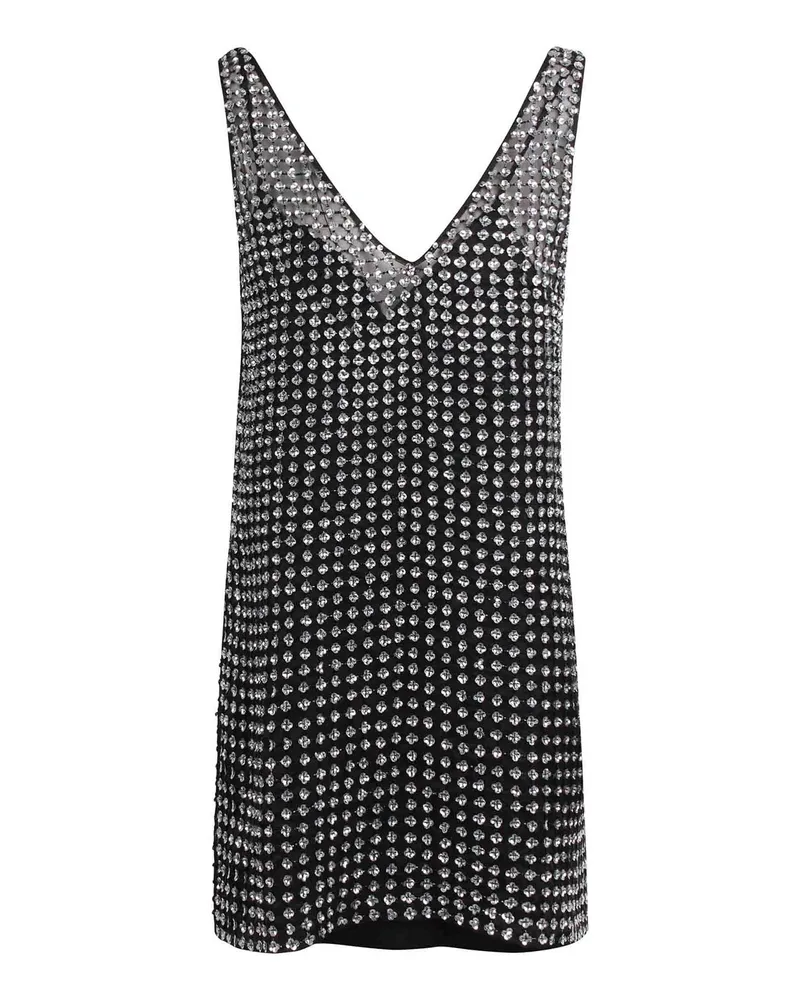 Max Mara Kurzes Kleid - Schwarz Schwarz
