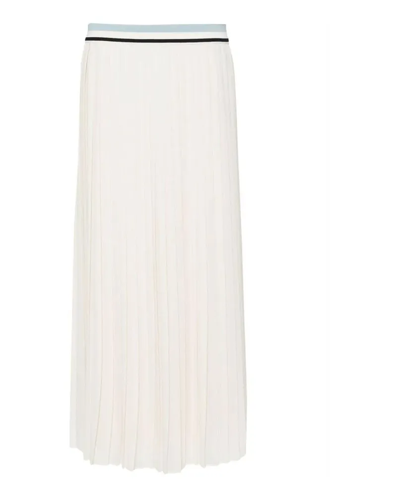 Moncler Langer Rock - Weiß Weiß