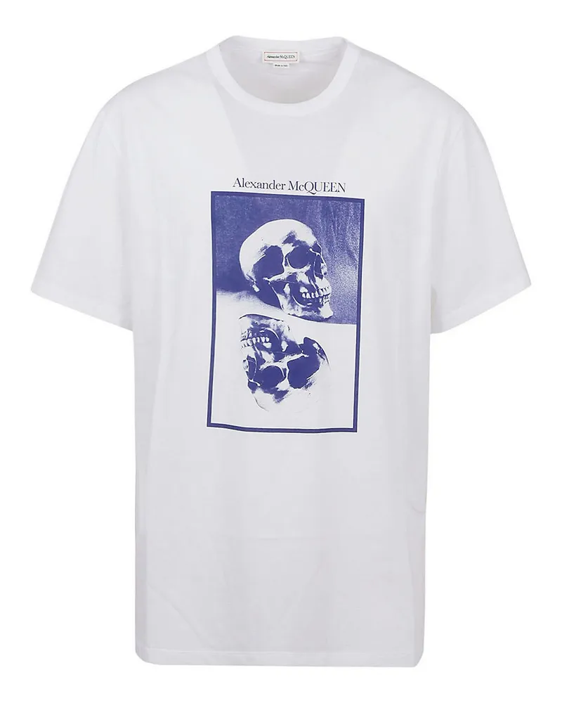 Alexander McQueen T-Shirt - Blau Blau