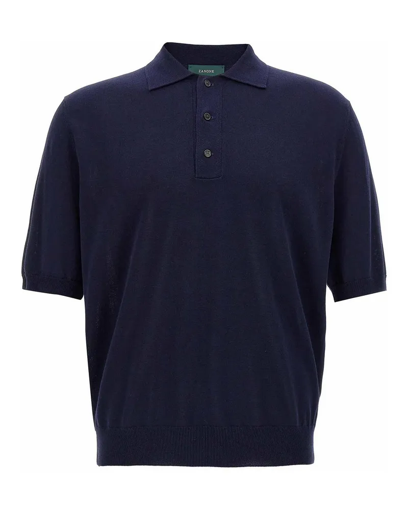 Zanone Poloshirt - Blau Blau