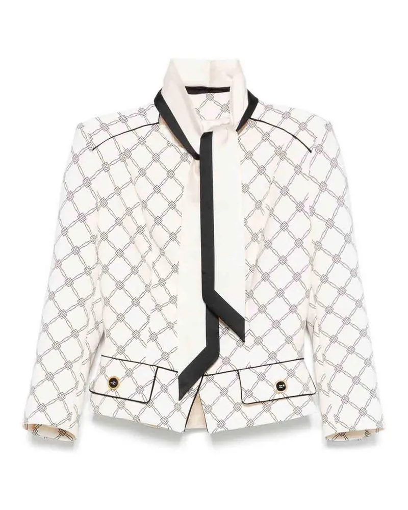 Elisabetta Franchi Blazer - Weiß Weiß