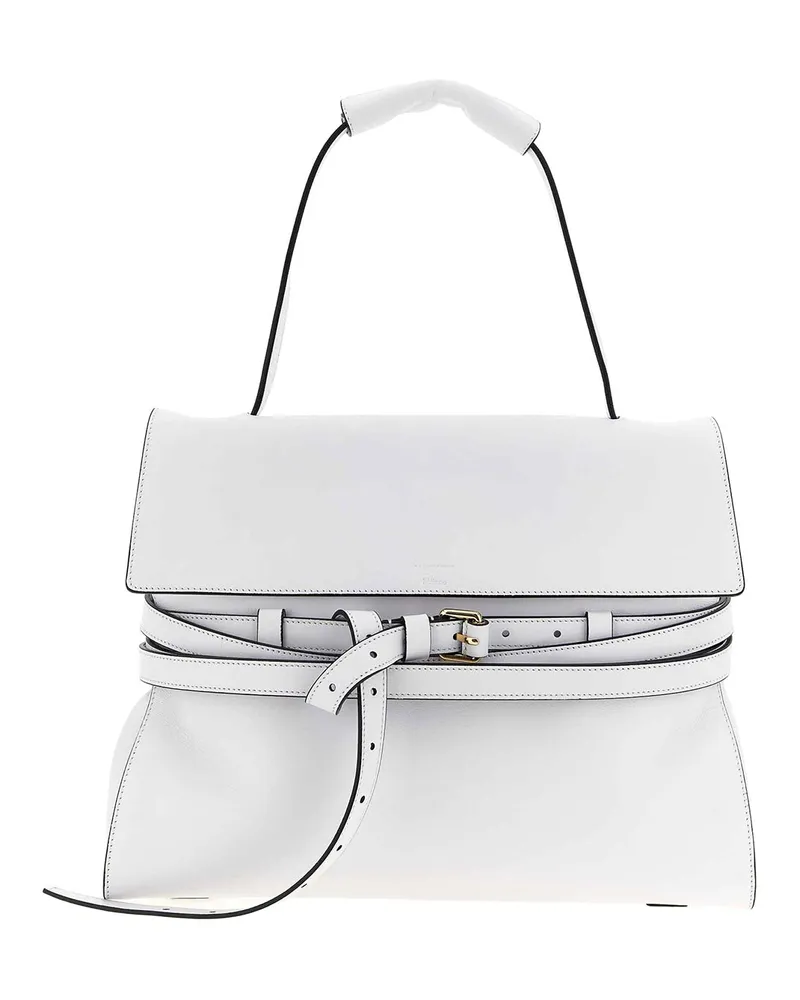 Moschino Schultertasche - Weiß Weiß