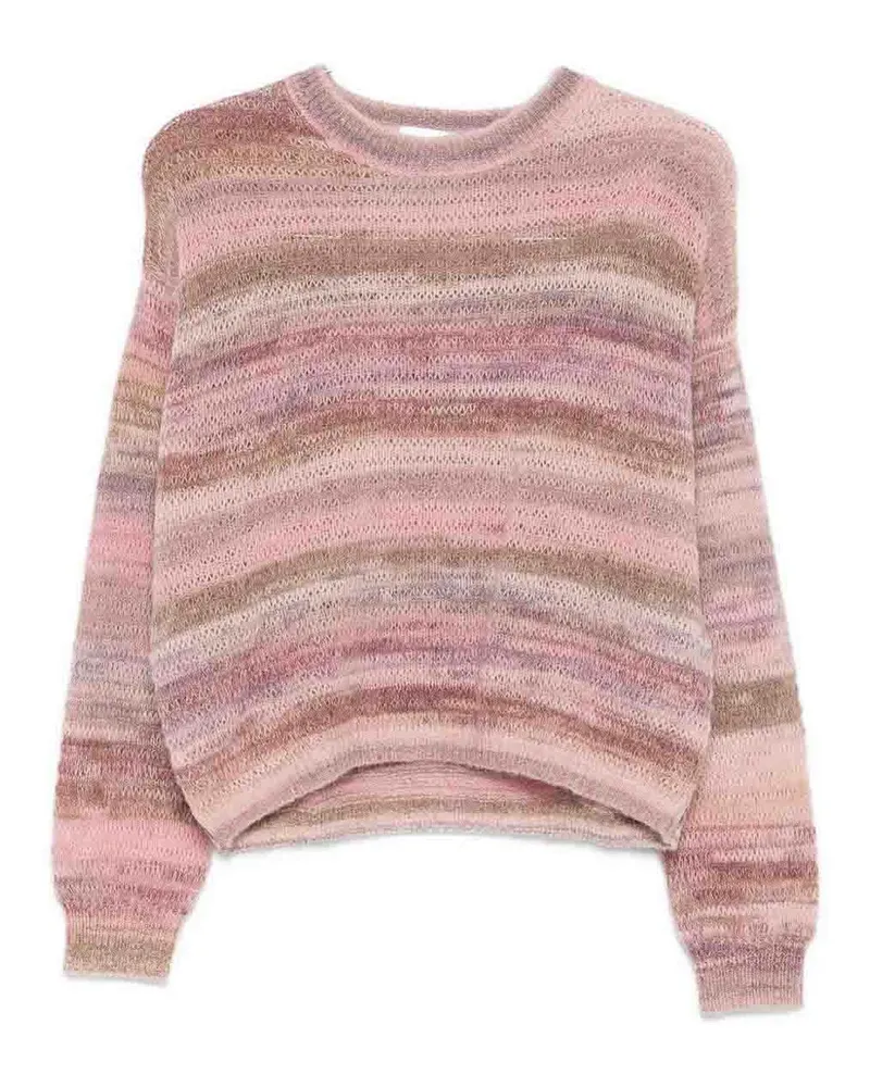 Amish Rundhalspullover - Nude Nude