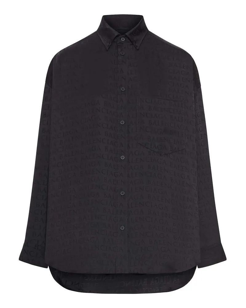 Balenciaga Hemd - Schwarz Schwarz