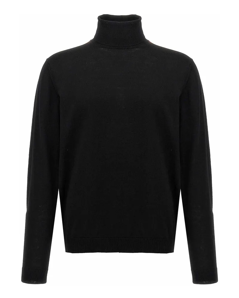 Roberto Collina Rollkragenpullover - Schwarz Schwarz