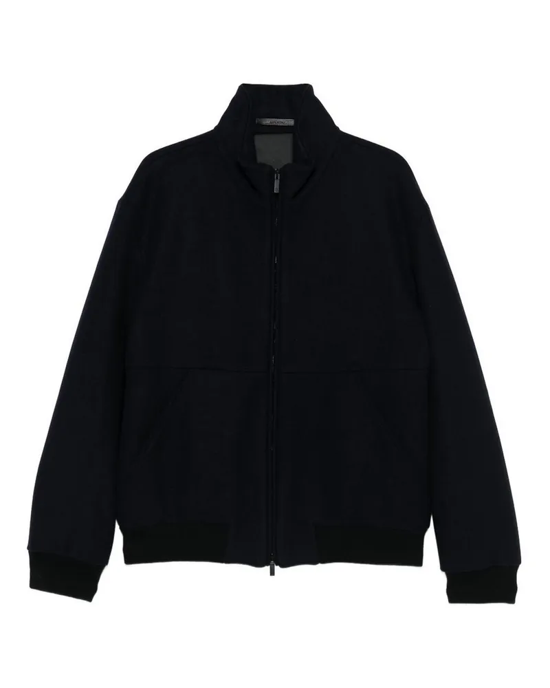 Giorgio Armani Knielanger Mantel - Schwarz Schwarz